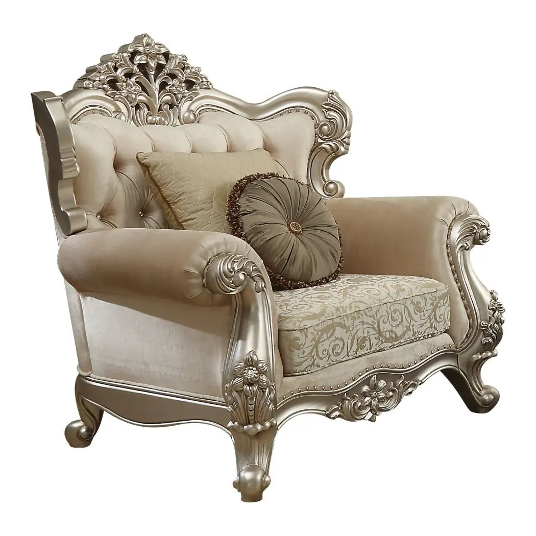 Bently Fabric Tufted Chair by ACME