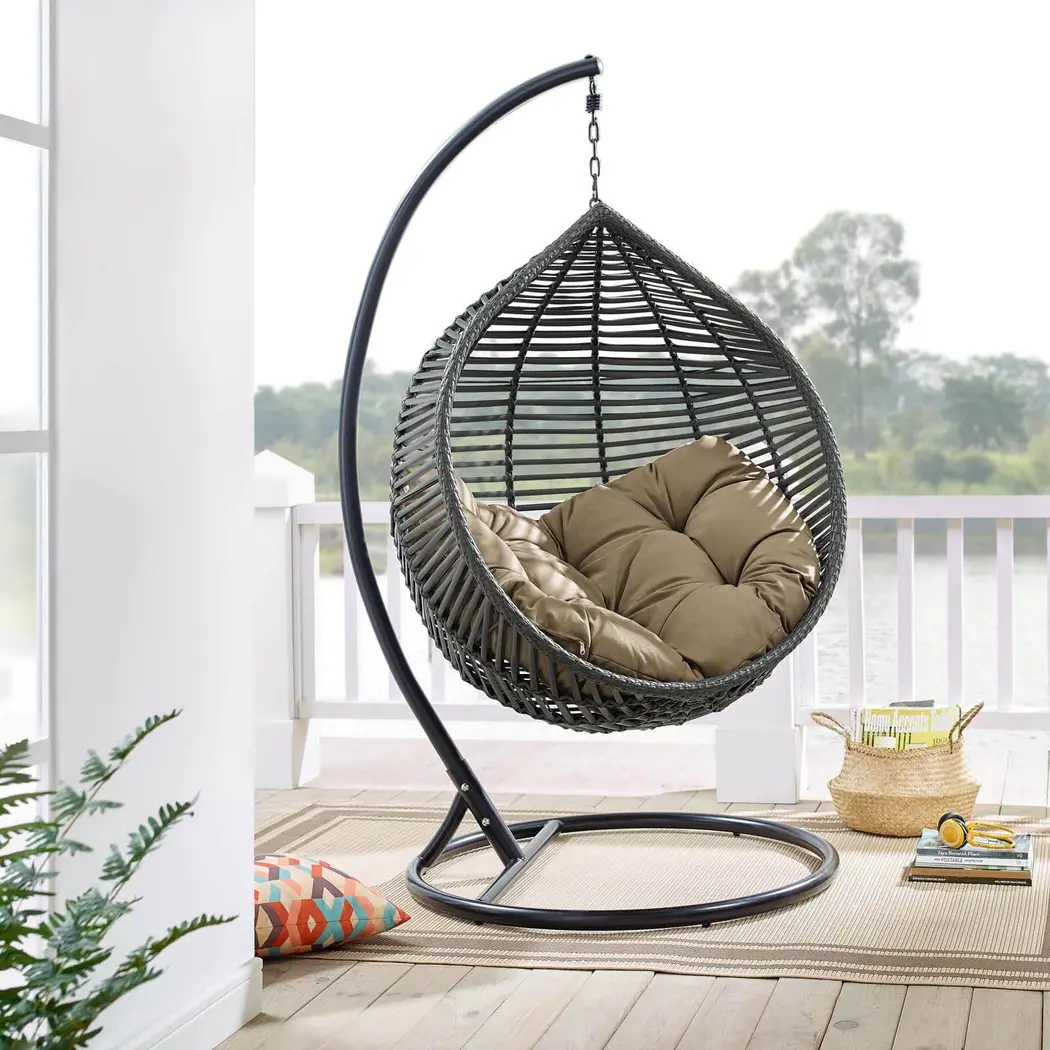 Garner Teardrop Outdoor Patio Swing Chair by Modway Furniture
