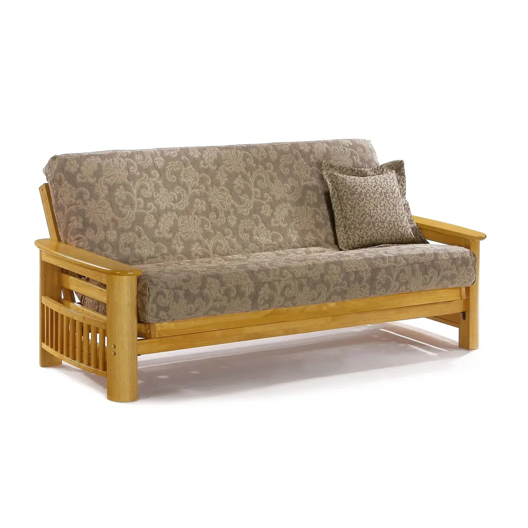 Buy Portofino Wood Lounger Futon Frame, Full Size by Sohomod