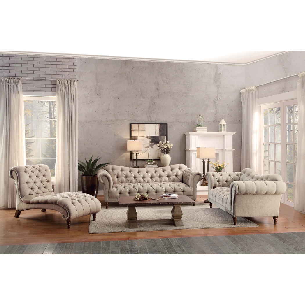 St Claire Fabric Living Room Set by Homelegance