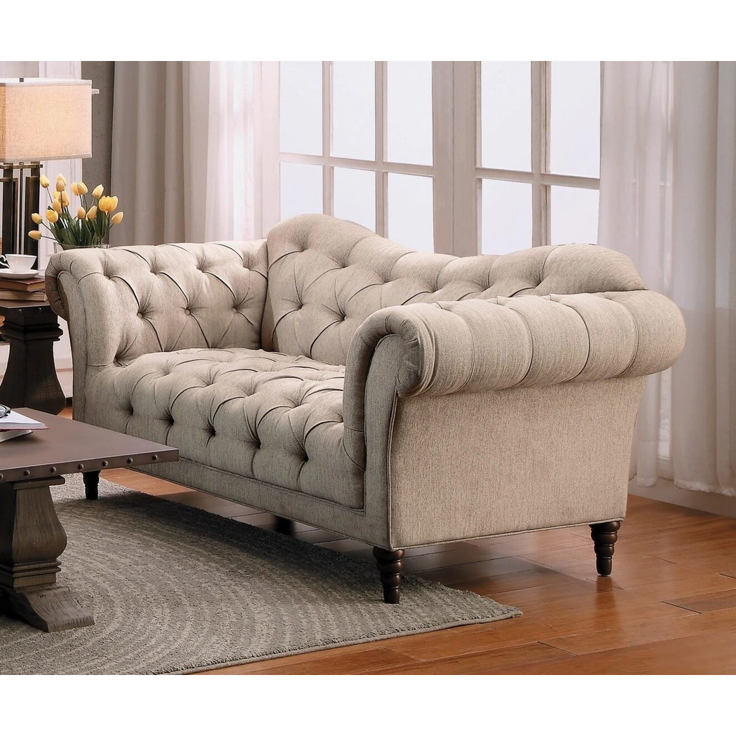 St Claire Fabric Living Room Set by Homelegance