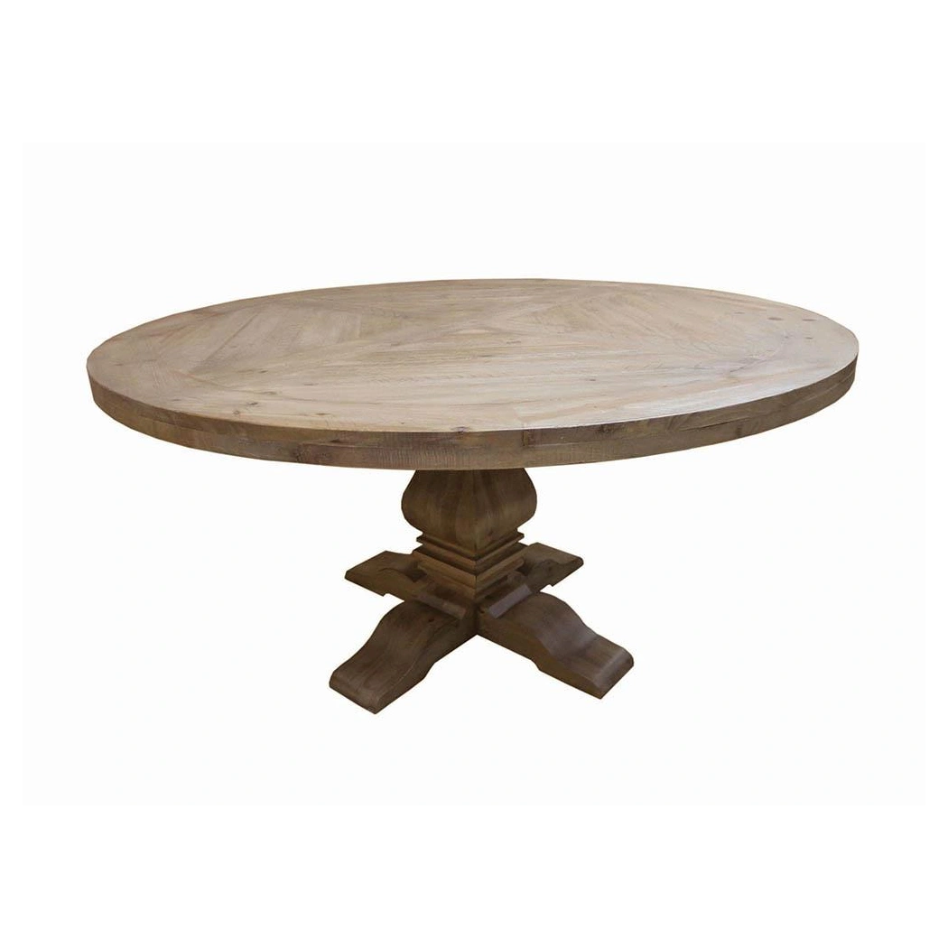 Buy Florence Wood Round Pedestal Dining Table by