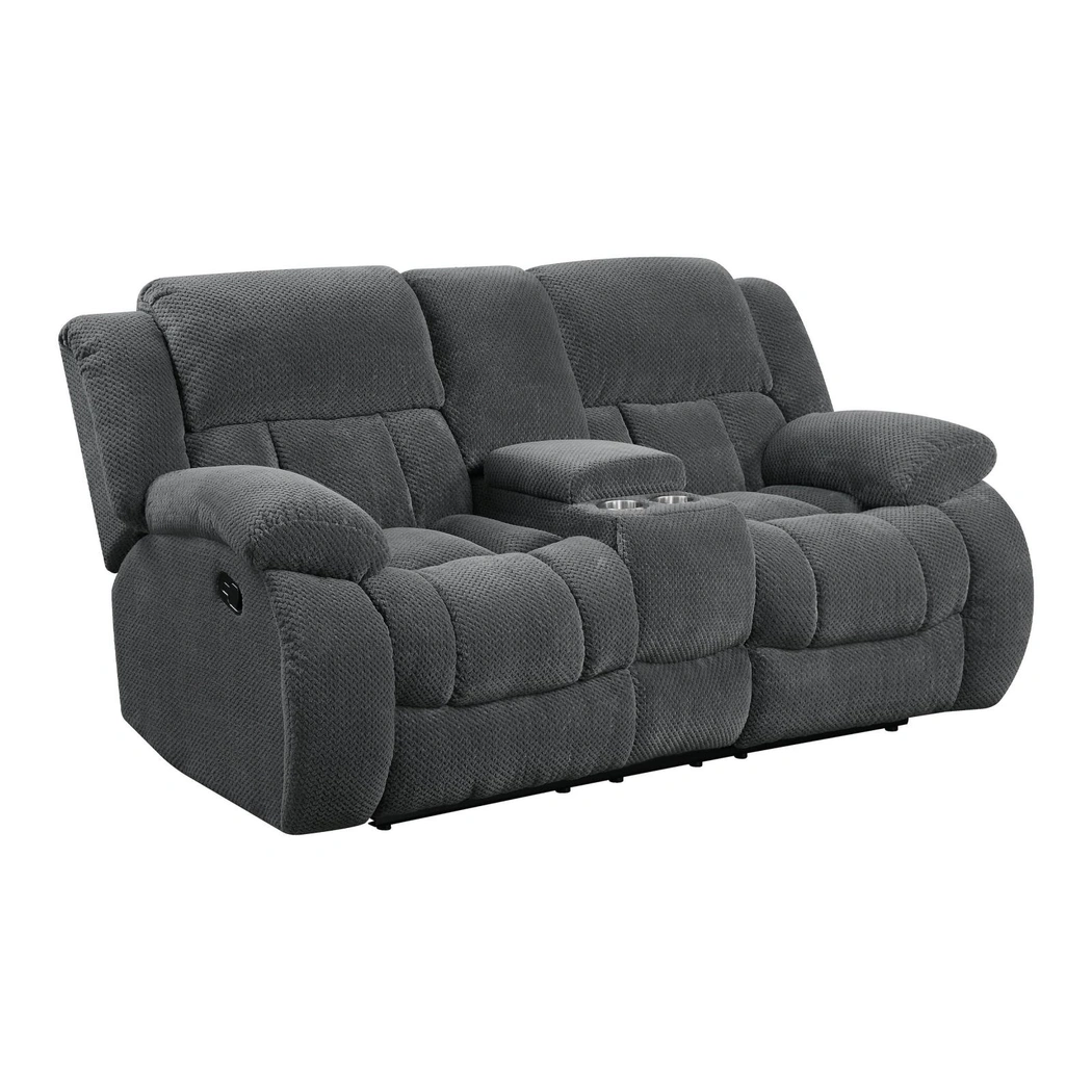 Buy Weissman Motion Fabric Loveseat with Console by