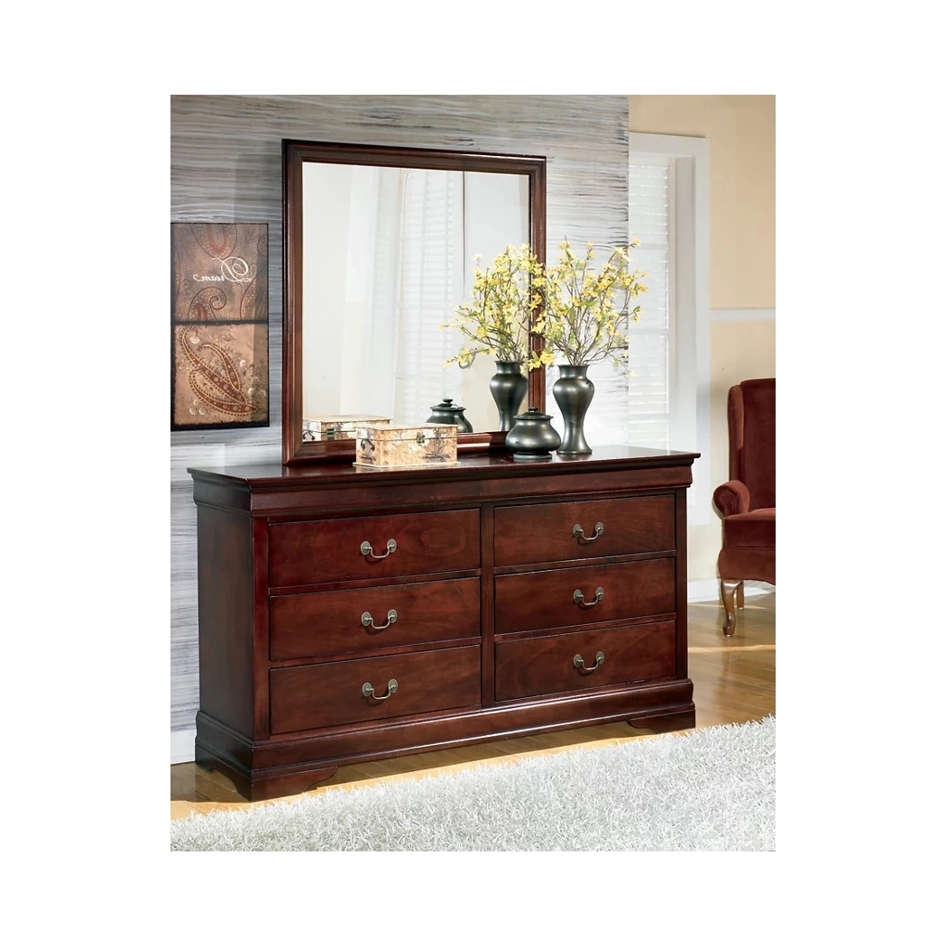 Alisdair Wood Double Dresser w/6 Drawers by Ashley Furniture
