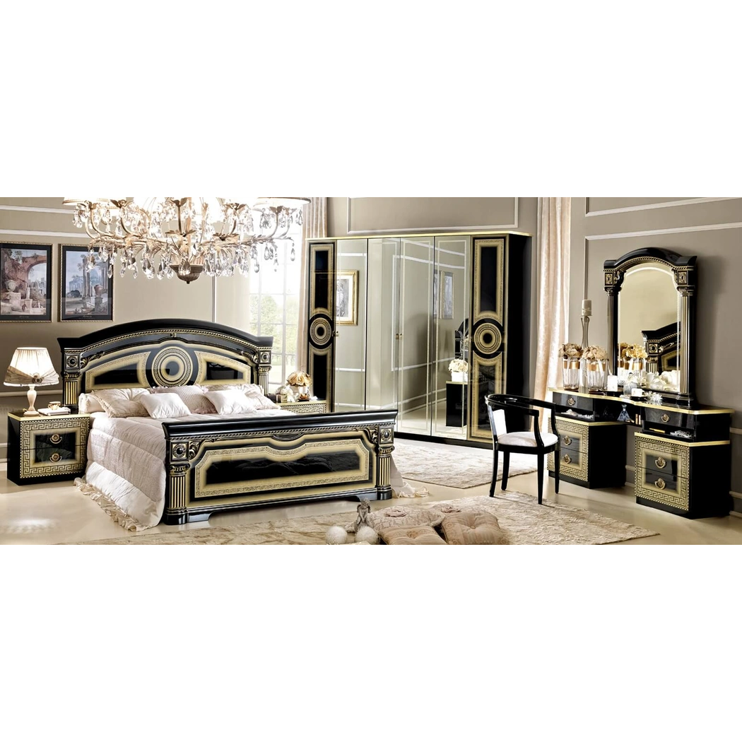 Aida Wood Veneer Panel Bedroom Set by Camelgroup, Italy