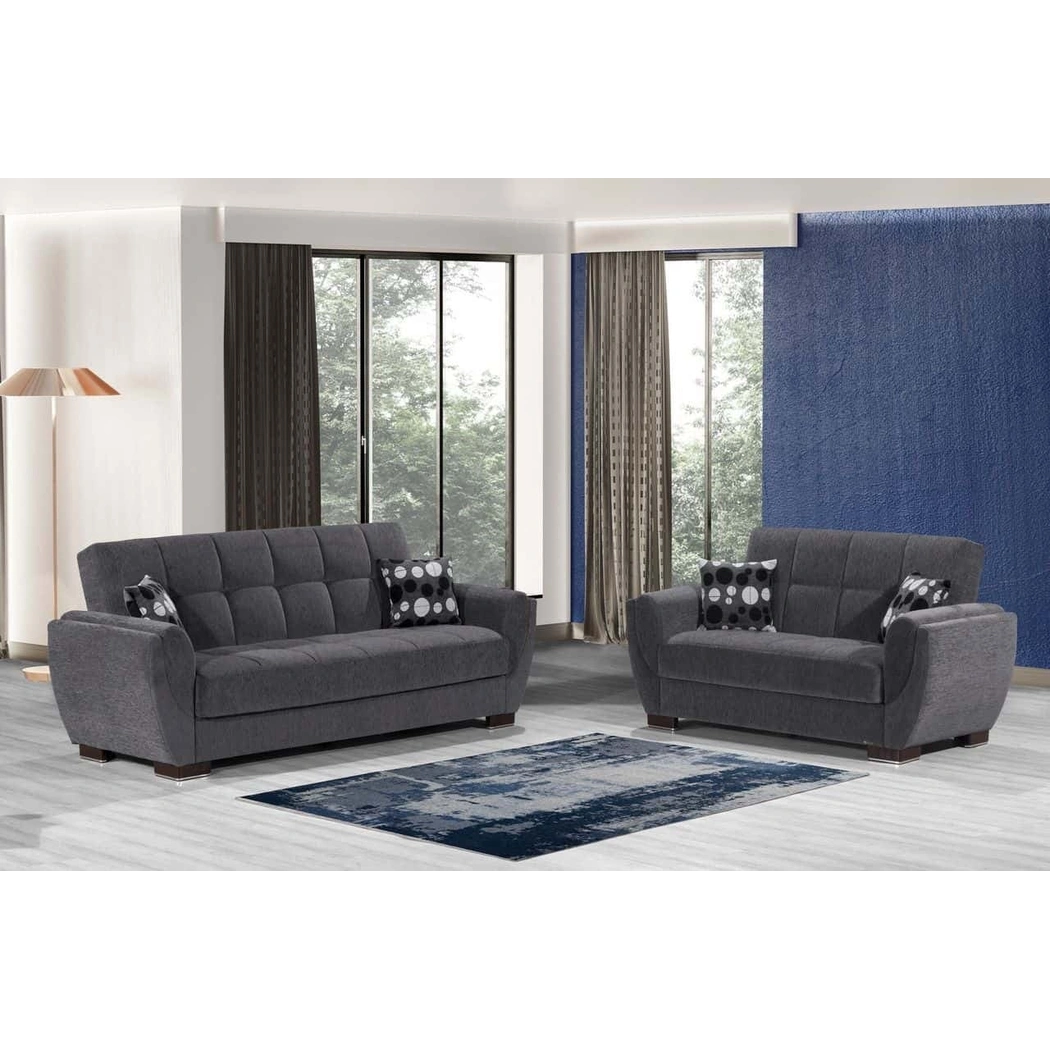 Armada Air Fabric/PU Convertible Living Room Set by Casamode