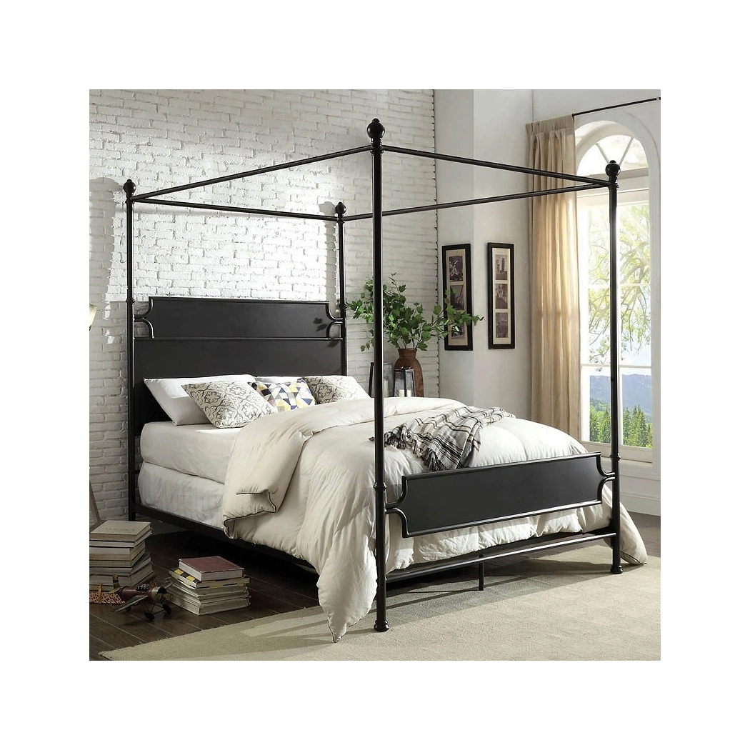 Beatrix Metal Canopy Bed, Eastern King Size by Furniture of America