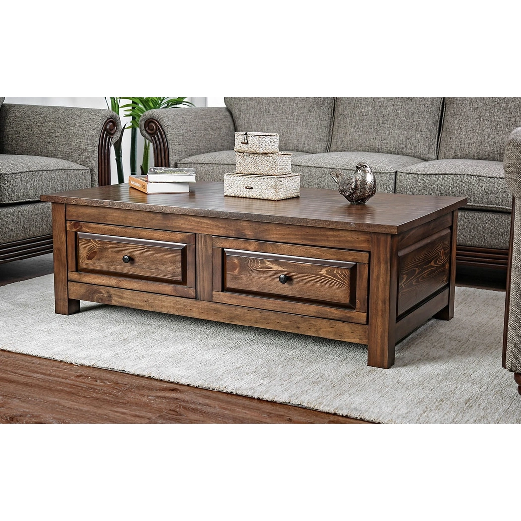 Annabel Wood Storage Coffee Table