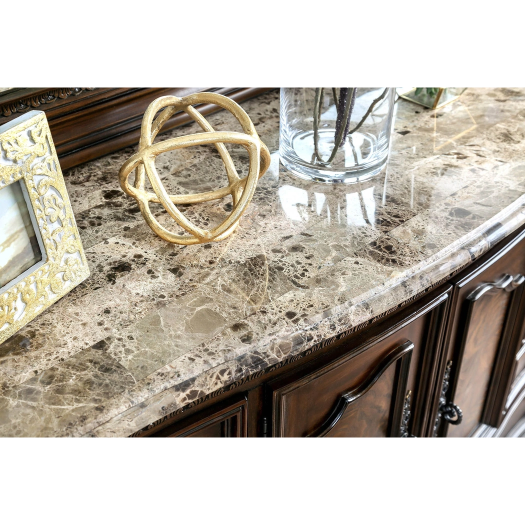 Menodora Wood Panel Bedroom Set by Furniture of America