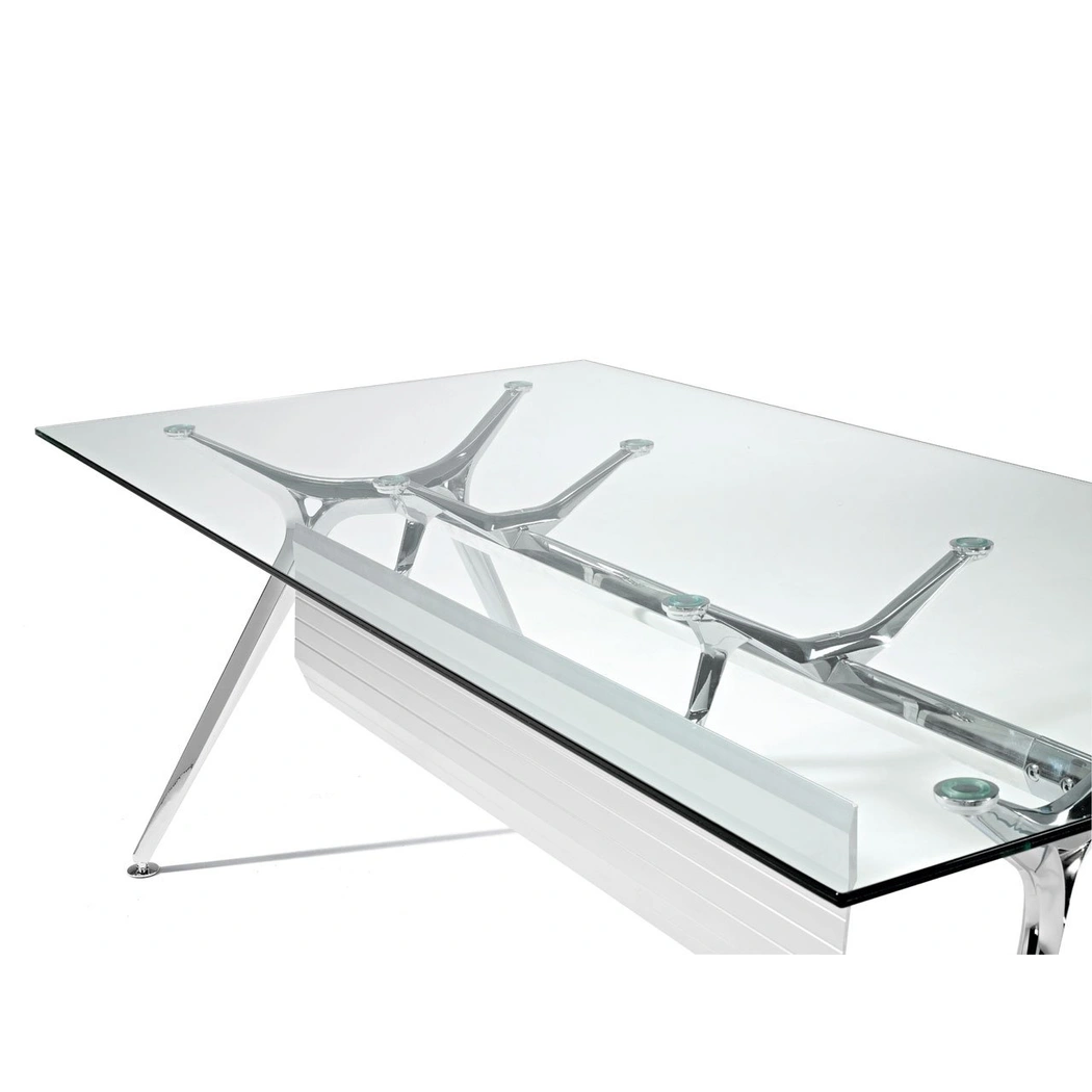 Arkitek Glass Rectangular Single Office Desk