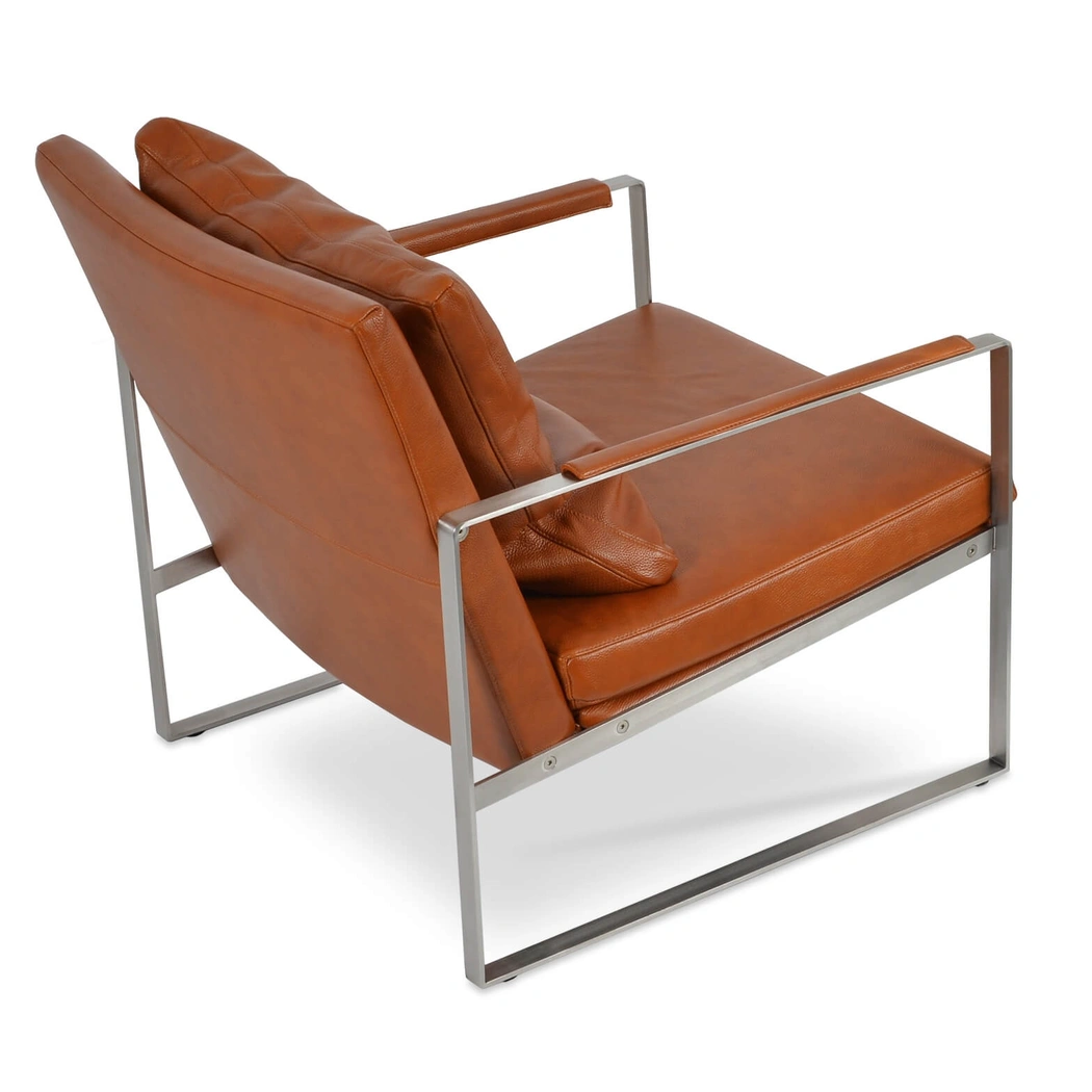 Zara Steel Base Lounge Armchair by SohoConcept