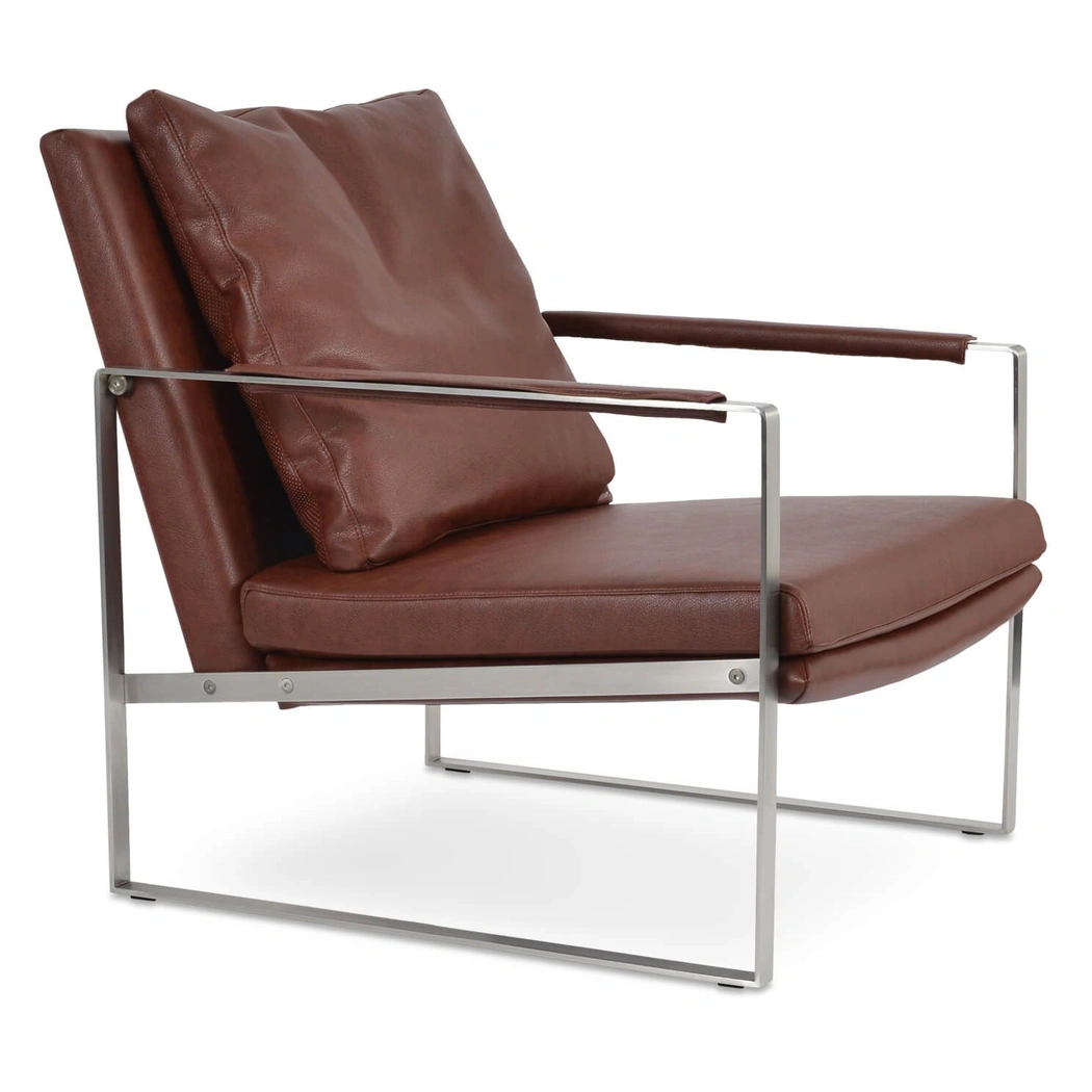 Zara Steel Base Lounge Armchair by SohoConcept