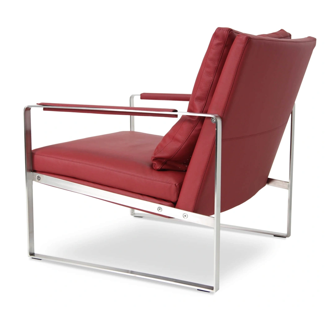 Zara Steel Base Lounge Armchair by SohoConcept