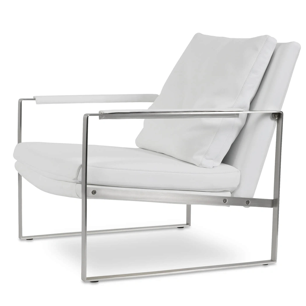 Zara Steel Base Lounge Armchair by SohoConcept