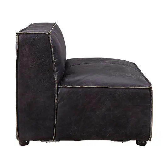 Birdie Top Grain Leather Modular Sectional Sofa by AF Modern Furniture