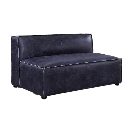 Birdie Top Grain Leather Modular Sectional Sofa by AF Modern Furniture