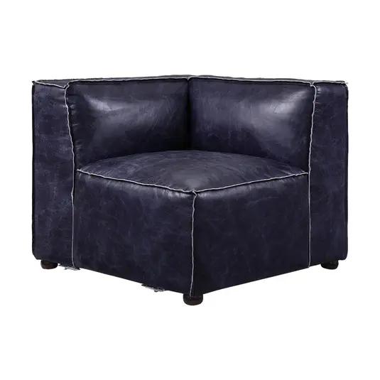 Birdie Top Grain Leather Modular Sectional Sofa by AF Modern Furniture