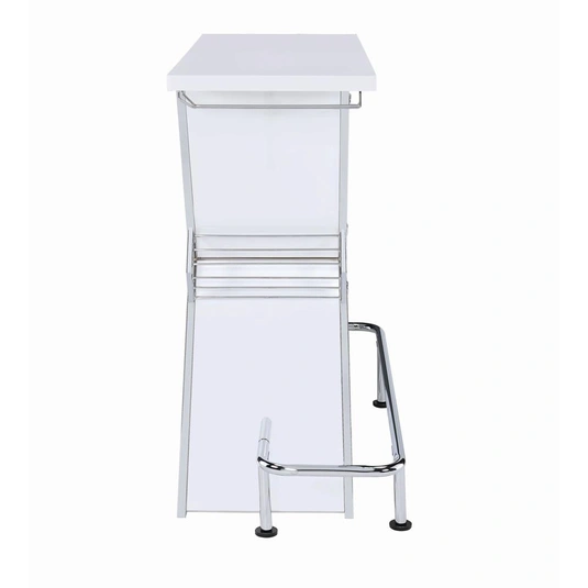 Buy Atoka Xshaped Bar Unit with Wine Bottle Storage by