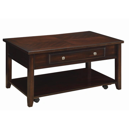 Buy Bradford Wood Veneer Rectangular Lift Top Coffee Table by