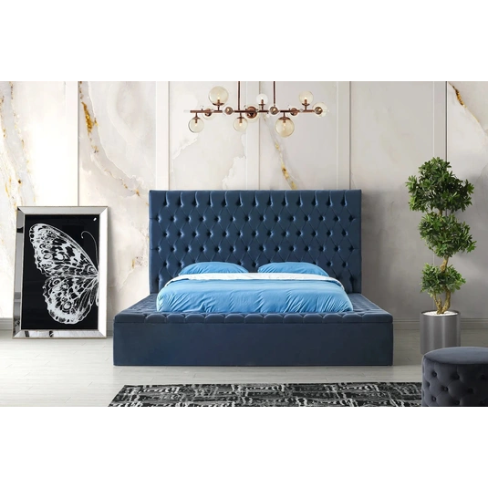 Landmark Tufted Storage Platform Bed by Modern Art Furniture