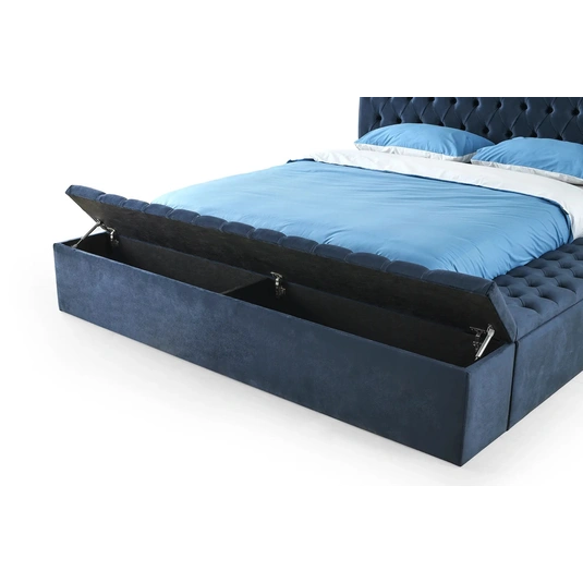 Landmark Tufted Storage Platform Bed by Modern Art Furniture