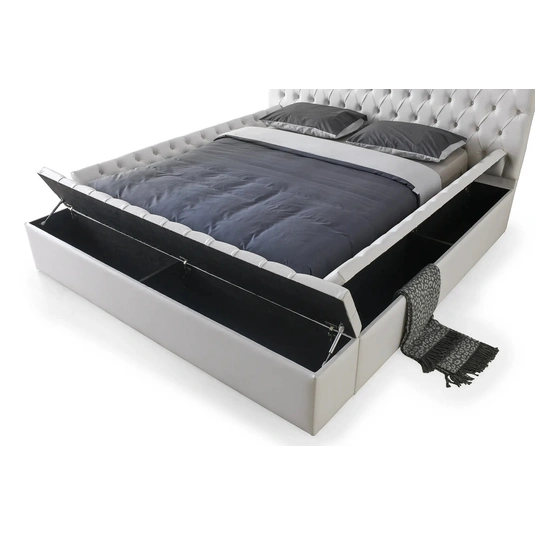 Landmark Tufted Storage Platform Bed by Modern Art Furniture