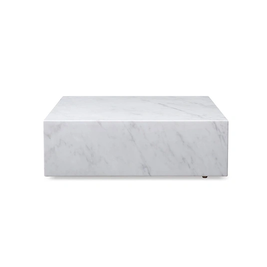 Cube Marble Coffee Table by Whiteline Modern Living