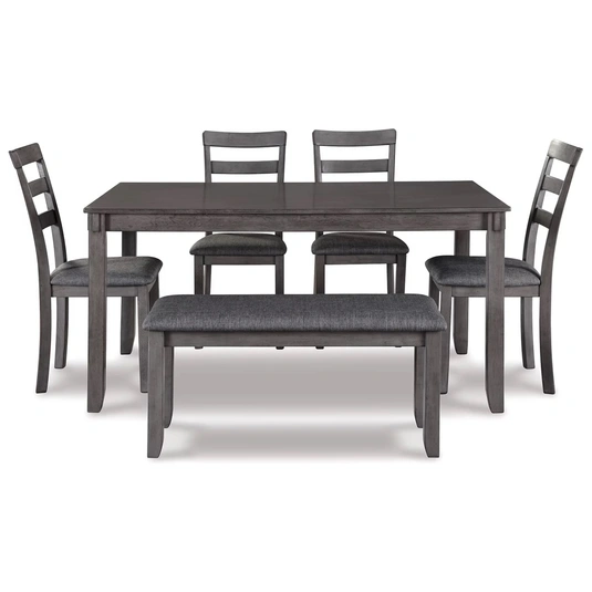 Bridson 6Piece Fabric/Wood Dining Room Set by Ashley Furniture