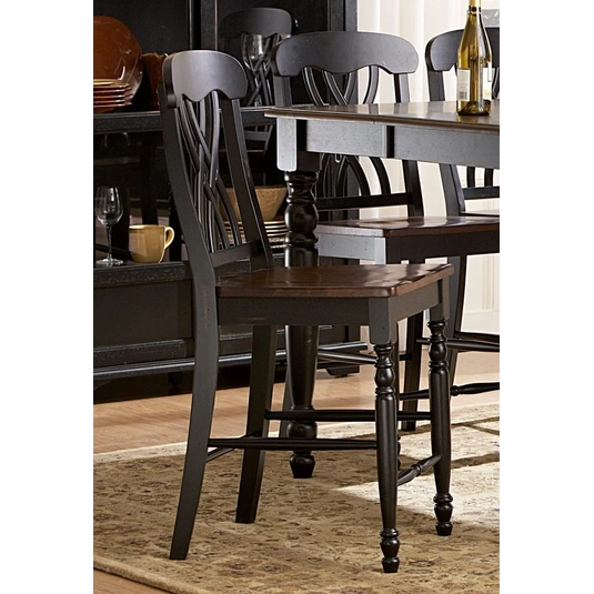 Ohana Country Counter Dining Room Set, Black by Homelegance