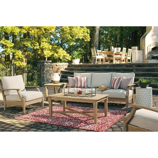 Clare View Fabric Nuvella Outdoor Sofa by Ashley Furniture