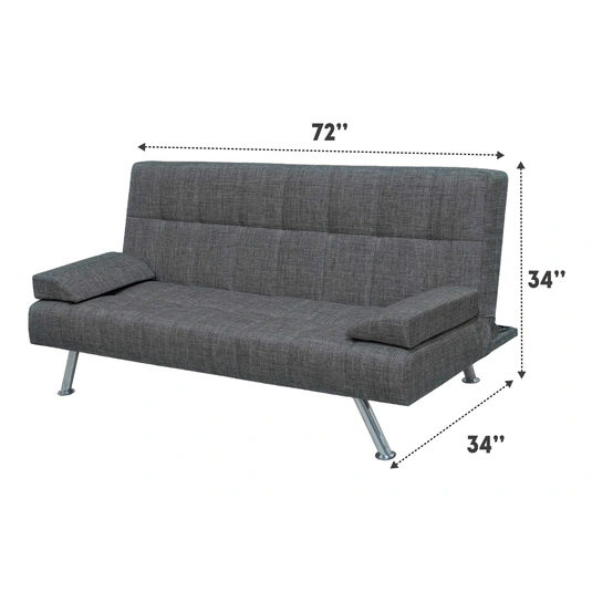 Troy Fabric Sofabed by Empire Furniture USA